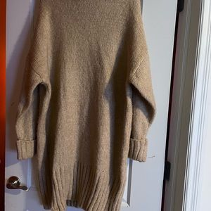 Winter sweater plus size dress